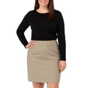 Liz Claiborne Career Women’s Khaki Pencil Skirt | Size 12